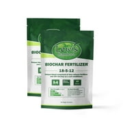 Lewis Bamboo - Biochar Fertilizer 18-5-12 (32oz Bag - 2 PACK) - Time Release Fertilizer with Biochar