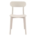 thumbnail image 3 of Patioflare Stacking Chair Set, Cream, 2-Pack, 3 of 8