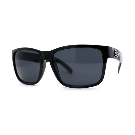 Locs All Black Gangster Sport Horn Rim Cholo Sunglasses