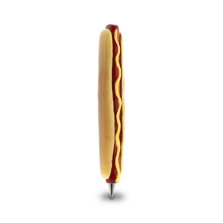 - CoTa Global Planet Pens Hot Dog Snack Fast Food Resin Writing Ballpoint Pen Unique Black Inked Stylish Hand Painted Cute Writing Tool Collection Size: 5 Inch Foodies Party Giveaways Novelty Pen
