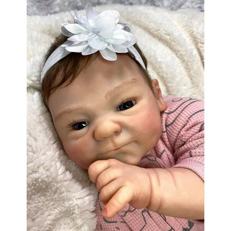 48CM Reborn Newborn baby doll Handmade high quality doll real soft