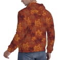 thumbnail image 6 of Honeii fall Maple Pattern Mens Hoodies Men's Loose Sleeve Sweatshirt,Pullover Hooded Sweatshirt for Men,Essentials Hoodie-Medium, 6 of 7