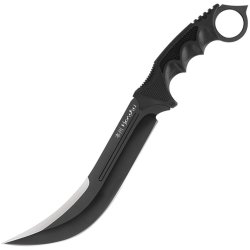 UPC 760729301016 product image for United Cutlery UC3010B United Honshu Aizu Ring Fighter Knife, Black With Sheath | upcitemdb.com