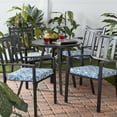 thumbnail image 6 of Greendale Home Fashions 18 x 18 in. Indigo Lattice Outdoor Dining Seat Cushion (4-Pack), 6 of 6