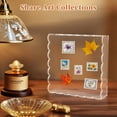 thumbnail image 2 of Unique Bargains Magnetic Acrylic Tray Scalloped Design Versatile Organizer and Display Holder Clear Square, 2 of 7