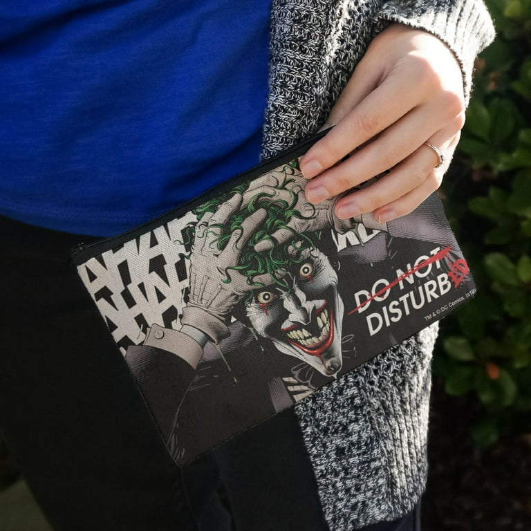 Batman Disturbed Joker Pencil Pen Organizer Zipper Pouch Case