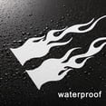 thumbnail image 2 of 4 Pcs 5.9" Flame Reflective Sticker Car Sticker Motorcycle Decorative Stickers for Car Racing Laptop Skateboard Decal, 2 of 10