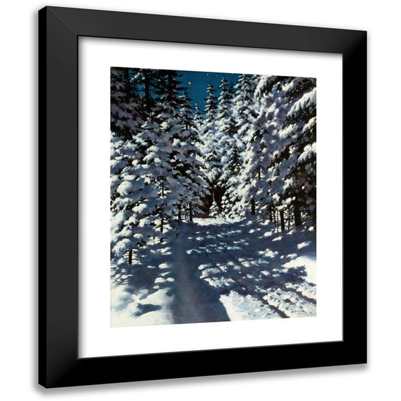 Stanisław Witkiewicz 12x14 Black Modern Framed Museum Art Print Titled - Forest (1892)