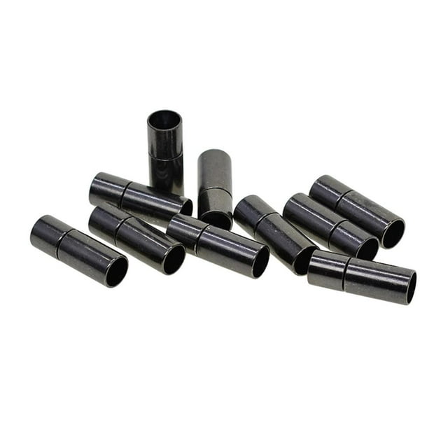 10 x 4/5 / 6mm cierres magnéticos extremo de cordón de cuero para 18x6mm Zulema Cierres magnéticos