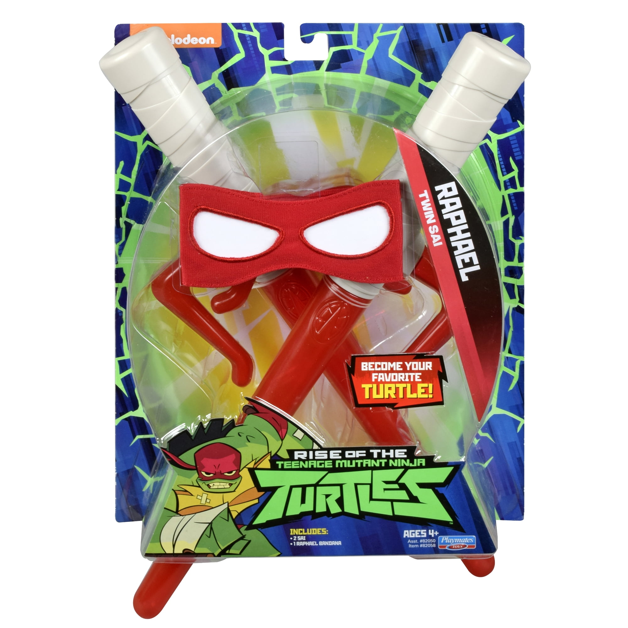 Rise Of The Teenage Mutant Ninja Turtles Raphael S Two Sais Walmart Com Walmart Com