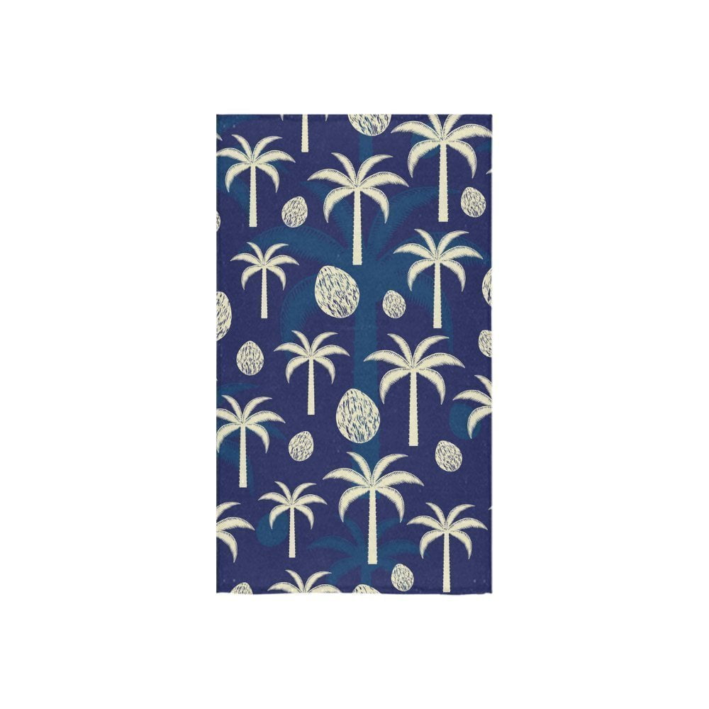 ZKGK Coconut Design Towel Palm Tree Hand Towel Bath Towels 16"X28" For