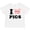 AA-White, variant on I Love Pigs Boys or Girls Toddler T-Shirt
