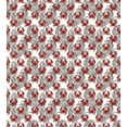 thumbnail image 3 of Crabs Duvet Cover Set, Sea Animals Theme Illustration of Crabs on White Background Pattern Art Print, Decorative 3 Piece Bedding Set with 2 Pillow Shams, Queen Size, Ruby and Grey, by Ambesonne, 3 of 3