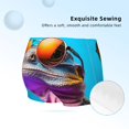 thumbnail image 2 of Rocae Lizard With Sunglasses Colorful for Girls' Cotton Boxer Briefs, Soft Mid-rise Panties-Medium, 2 of 5