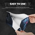 thumbnail image 5 of Lsque Heart Axolotl Printed Long Tissue Box Cover Holder, Facial Paper Organizer Dispenser,Triangle with Bottom Belt, PVC Leather Decorative Organizer, 5 of 9