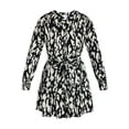 thumbnail image 3 of Time and Tru Women's Mini Shirtdress with Long Sleeves, Sizes XS-XXXL, 3 of 5