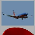 thumbnail image 1 of Wallhogs Chibi Southwest 737 on Approach Glossy Wall Mural, 1 of 2