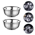 thumbnail image 4 of 2Pcs Stainless Steel Bowls Heat Insulation Bowls Double-layer Noodle Bowls, 4 of 5