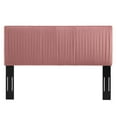 thumbnail image 3 of Modway Eloise Channel Tufted Performance Velvet King/California King Headboard in Dusty Rose, 3 of 10