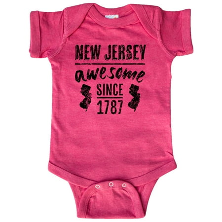 

Inktastic New Jersey Awesome Since 1787 Gift Baby Boy or Baby Girl Bodysuit