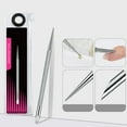 thumbnail image 6 of Double Ended Cuticle Pusher Remover Cleaner Nails Art Dotting Pen Stainless Steel Manicure Pedicure Nails Art Care Tool, 6 of 8