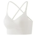 thumbnail image 1 of Brasieres de Mujer Sujetador Deportivo sin Costuras, sin Relleno Ni Aros, Ligero y Cómodo para Yoga, Bralette con Espalda Cruzada y Soporte Incorporado. Extra Grande, 1 of 9