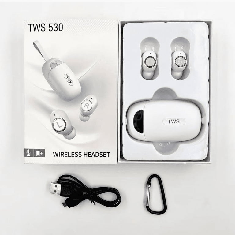 Wireless Earbuds For BLU Grand Energy , with Immersive Sound True 5.0  Bluetooth in-Ear Headphones with 2000mAh Charging Case Stereo Calls Touch 
