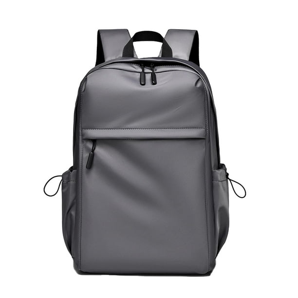 Mochila de mano impermeable con múltiples compartimentos y asa de transporte para viajes. gris