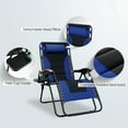 MF Studio Oversized Padded Zero Gravity Chair Adjustable Camping Lawn