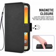 thumbnail image 4 of Case for Motorola Moto E5 Play - Mobile Phone Case with Magnetic Closure, Stand Function And Card Slot, Case Cover Protective Cover Pouch Book Folding Style-Black, 4 of 7