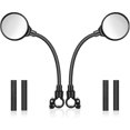 thumbnail image 1 of Bike Mirrors, 1 Pair 360 Rotatable Bicycle Handlebar Mirrors, Wide Angle Rear View Mirrors, Convex Cycle Wing Mirrors -Qin, 1 of 5