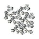 thumbnail image 5 of 100 cuentas de flores para pulseras, collares, adornos, adornos florales Gris, 5 of 9