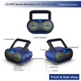 thumbnail image 4 of Reproductor de CD Boombox Riptunes CDB237 con radio AM/FM Bluetooth, 4 of 9