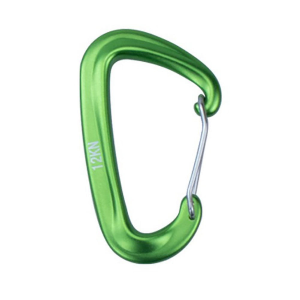Carabiner Clip Snap Spring Clasp Buckle Hook Keyring ~ Green 