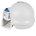 Petmate Booda Cleanstep Litter Dome Litter Box for Cats, Pearl