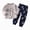 L101-Black, variant on Big Boys Autumn Long Sleeve 2 Piece Clothing Set, Airplane Cartoon Prints Comfortable Everyday Long Sleeve Winter Outfit For Kids(L101-Blue,1-2 Y)