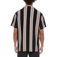 thumbnail image 2 of Magaschoni mens  Button-Up Plisse Shirt, l, Black, 2 of 3