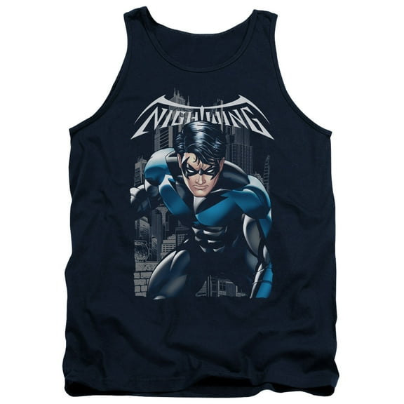 Batman A Legacy Adult Tank Top-Navy