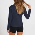 thumbnail image 4 of Besolor Vestes Grande Taille pour Femmes Été Protection Solaire Fermeture Éclair Chandails à Manches Longues Légers Minces Plein Air Sport Randonnée Hauts, 4 of 7