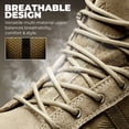 thumbnail image 3 of NORTIV 8 Men’s 8-Inch Tactical Work Boots, Lightweight Breathable Military Combat Boots with Side Zipper, Cushioned, for Hiking, Work & Motorcycle, 3 of 9
