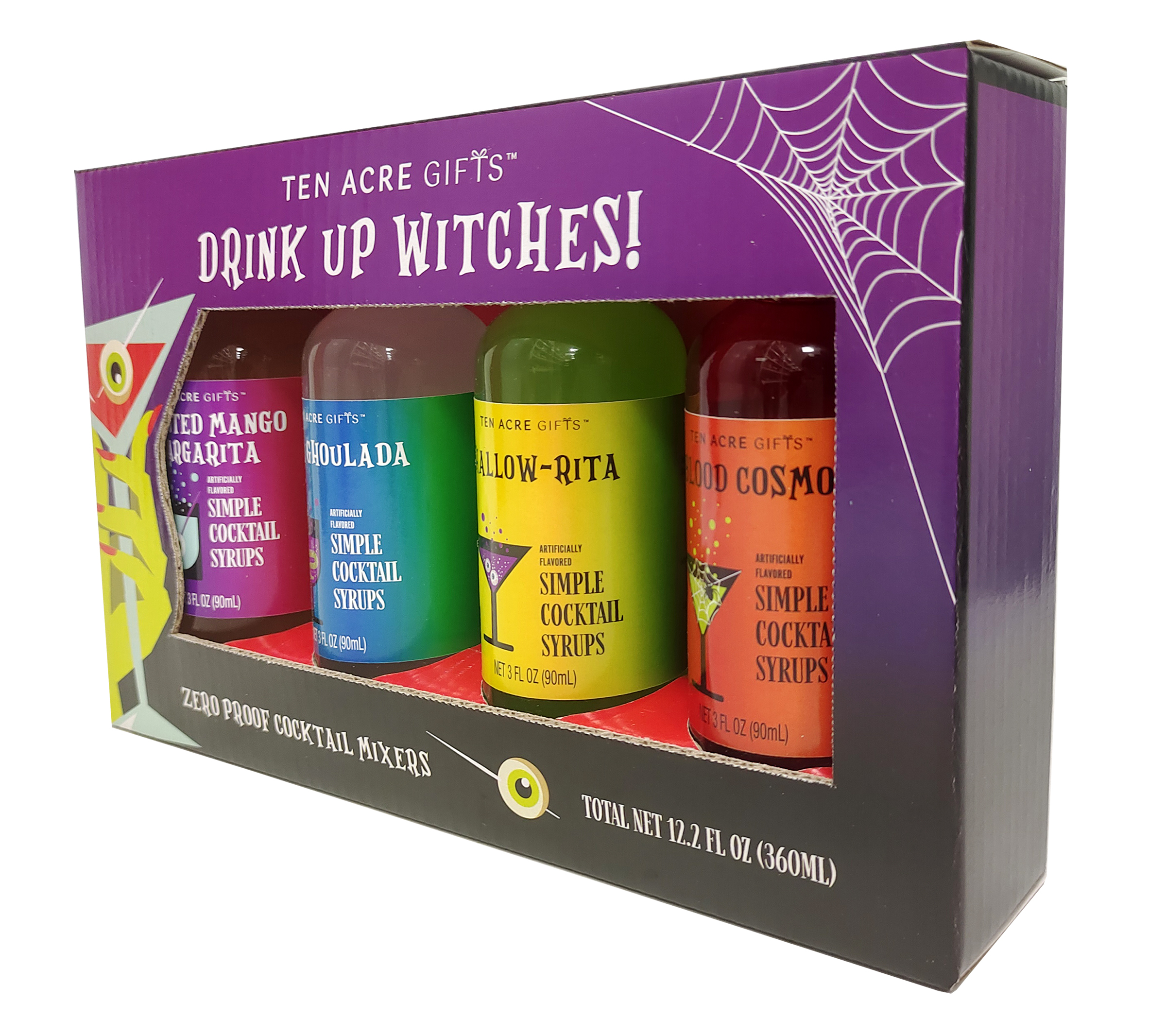 Halloween Cocktail Mixer Gift Set - 4 Pack - Walmart.com