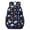 Basketball and Star Navy Pattern, variant on Basketball and Star Navy Pattern 17" Waterproof Oxford School Backpacks for Teens, S-Shape Padded Straps, for School, Travel, Hiking, Camping