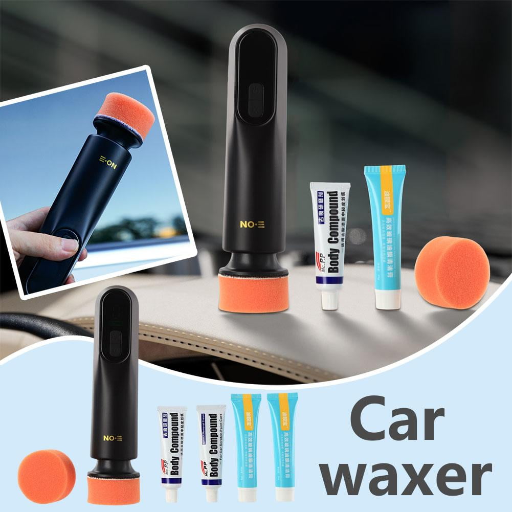 Cordless Car Polisher USB Buffer Sander Polishing Machine Kit 3 Pads with .