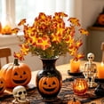 thumbnail image 5 of Gqtwoy Artificial Fall Silk Flowers Bouquet, Realistic Fake Floral Stems, Faux Fall Blooms for Vase Fillers, Halloween Thanksgiving Decor, Mixed Stems for Home Decoration, 5 of 6