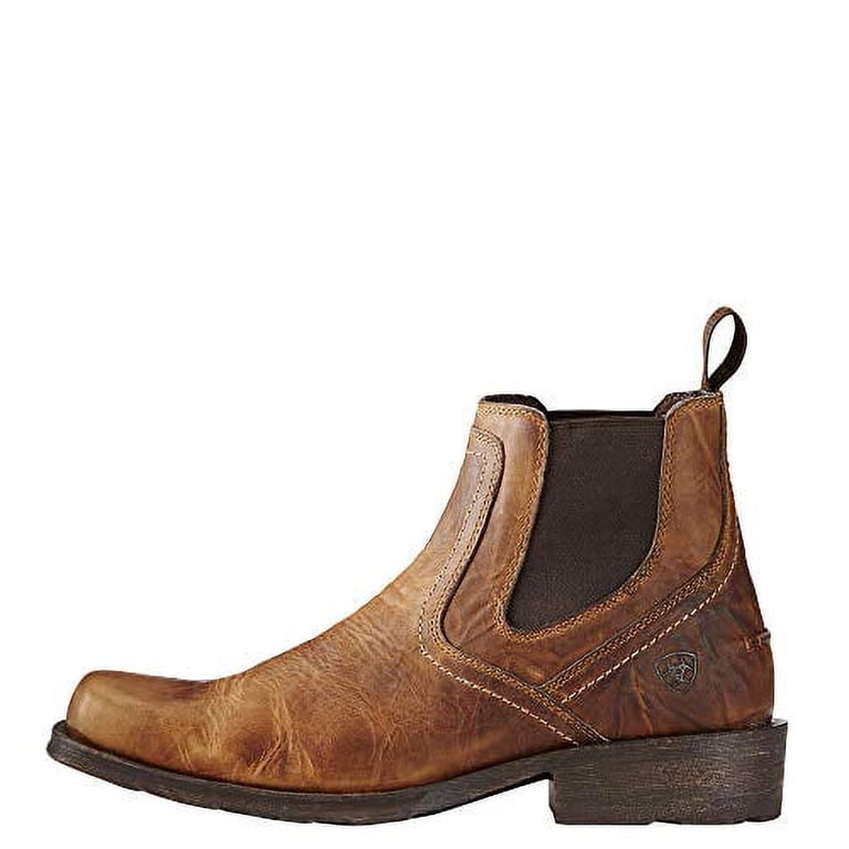 Ariat Mens 12D Midtown Rambler Square Toe Pull On Boot Dark Brown Leather Casual Ariat Men main image 3
