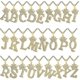 thumbnail image 4 of Luxury Charm Alloy Zircon A-z Crown Alphabet Pendant Chain Necklace Punk Hip-hop Fashion Woman Man Initial Name Jewelry Gift--Letter U-Product code 39 Letter U, 4 of 4