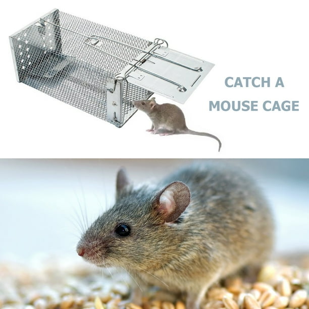Jaula De Ratas Trampa para ratones, jaula para ratas para el hogar, trampa para ratones, trampas automáticas para ratas, Control de mascotas