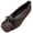 Fashion Shoes - Khaki, variant on Loafers for Women Closed Toe Square Front Slip On Ballet Flats Cozy Textured Fuzzy Upper Sweet Bowknot Detailing Casual Minimalist Shoes for Daily Wear