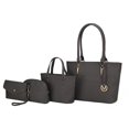 thumbnail image 1 of MKF Collection by Mia K. MKF-PU7794GRY Edelyn embossed M Signature 4 PCS Tote Set, 1 of 1