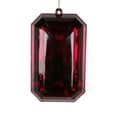 thumbnail image 1 of 8" Burgundy Rect Jewel Glitter Orn 2/Bag, 1 of 1